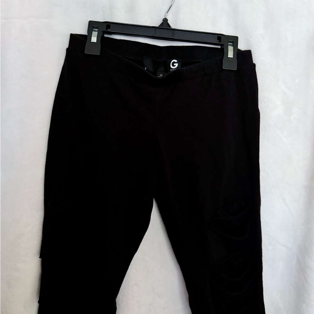 G by Guess Black Ripped Leggings